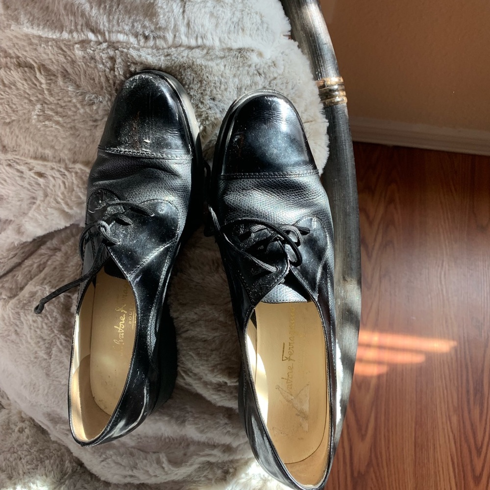 Ferragamo lace shoes